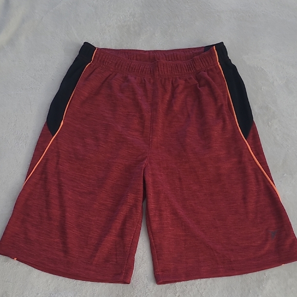 Old Navy Active Boys Red Black Athletic Shorts Drawstring XL 14-16 Athleisure - Picture 1 of 12